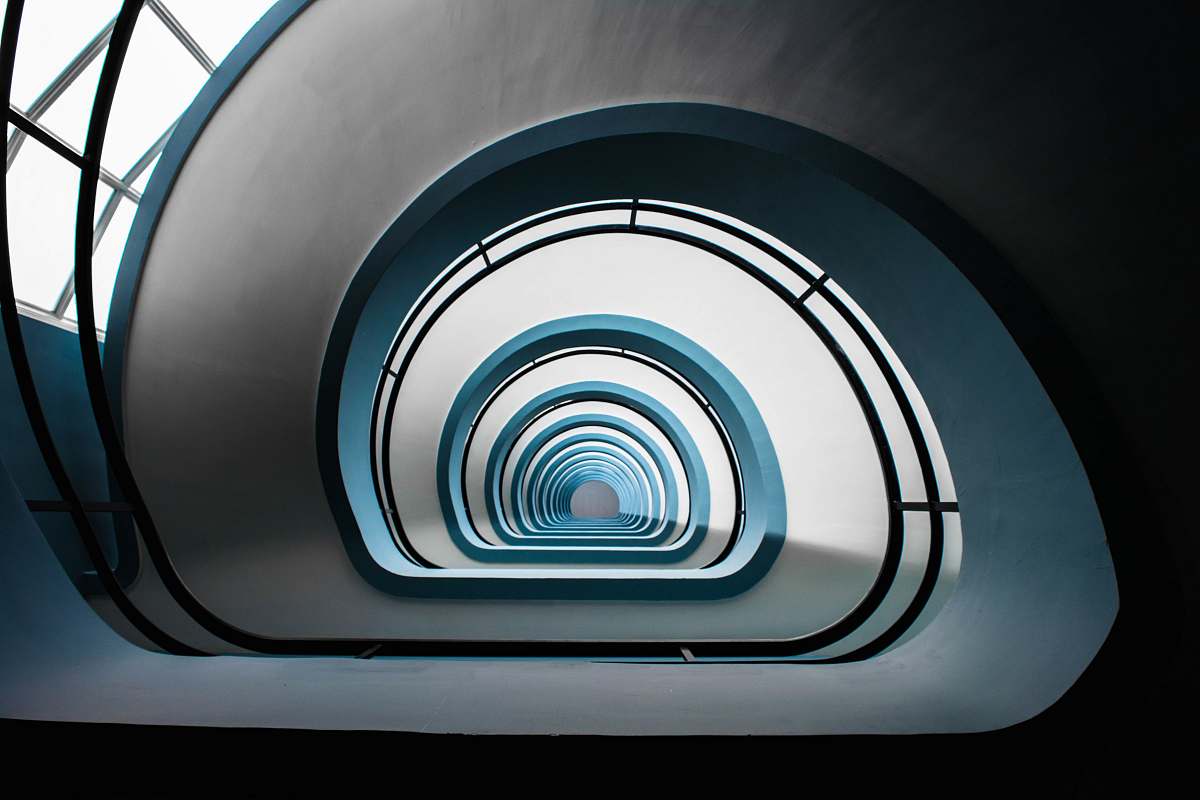 den bell gray and blue concrete tunnel at daytime antwerpen